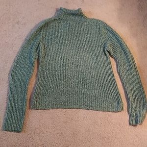 Green ribbed turtleneck size L Derek Heart brand